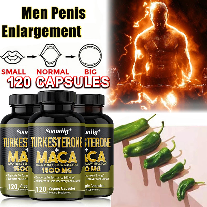 Turkesterone+Maca - Dual Powerhouse Ignites Peak Natural Male Vitality