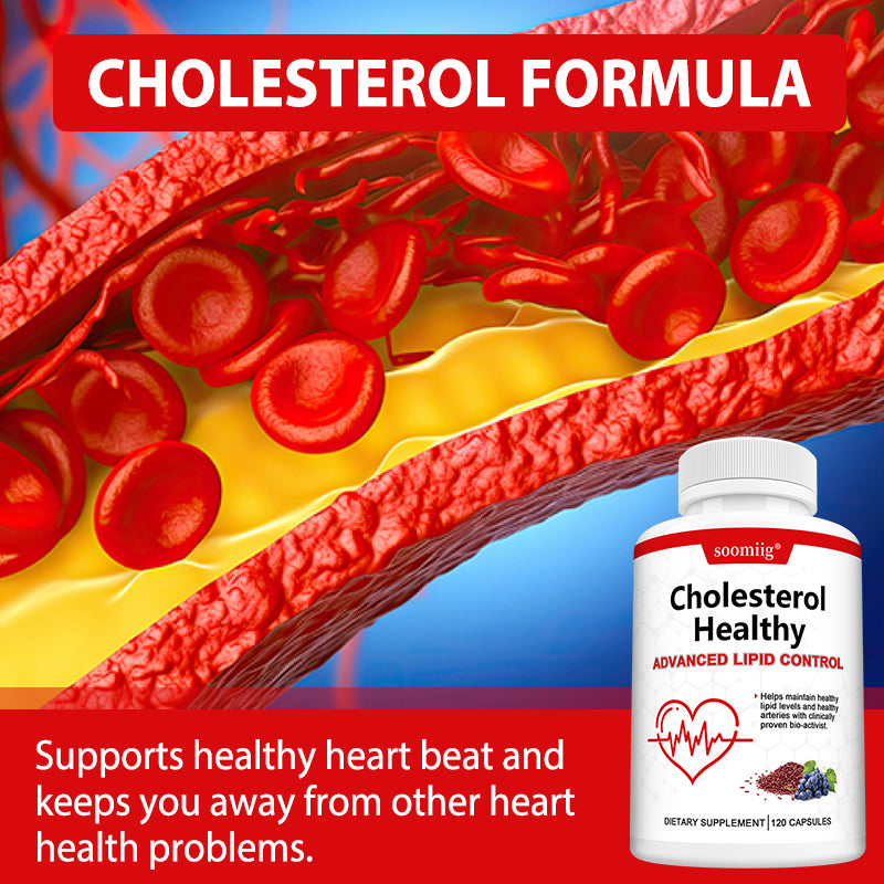 Soomiig® Cholesterol Healthy & Advanced Lipid Control Support Supplement