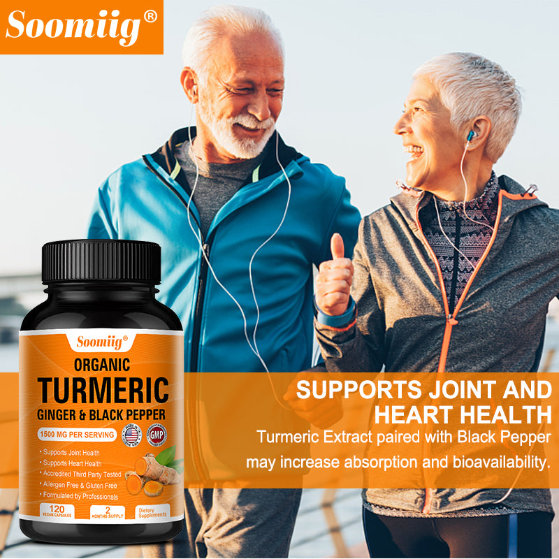 Organic Turmeric - Ultra-Absorb Curcumin Eases Joint Aging Strain