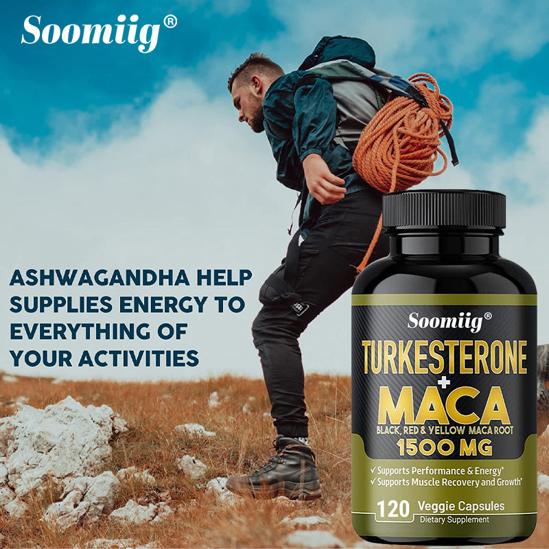 Turkesterone+Maca - Dual Powerhouse Ignites Peak Natural Male Vitality