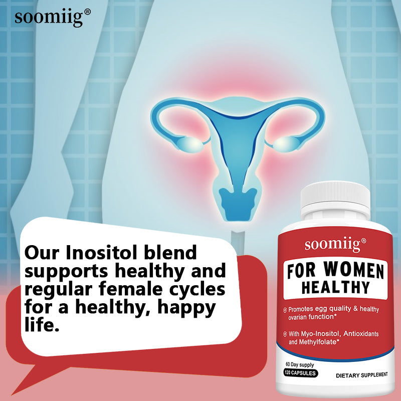 Soomiig® Myo-Inositol & Antioxidant Women's Health & Ovarian Support Supplement