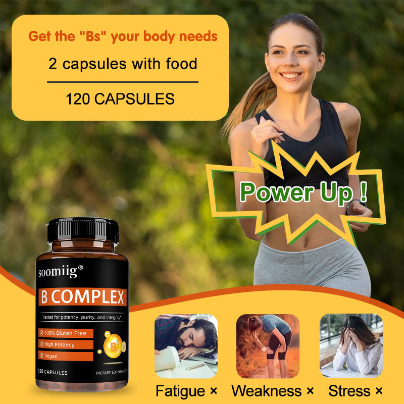 Soomiig® High Potency B Complex | Energy Metabolism & Nervous System Support