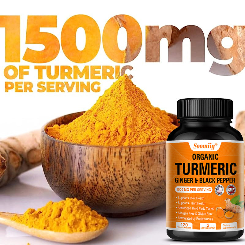 Organic Turmeric - Ultra-Absorb Curcumin Eases Joint Aging Strain
