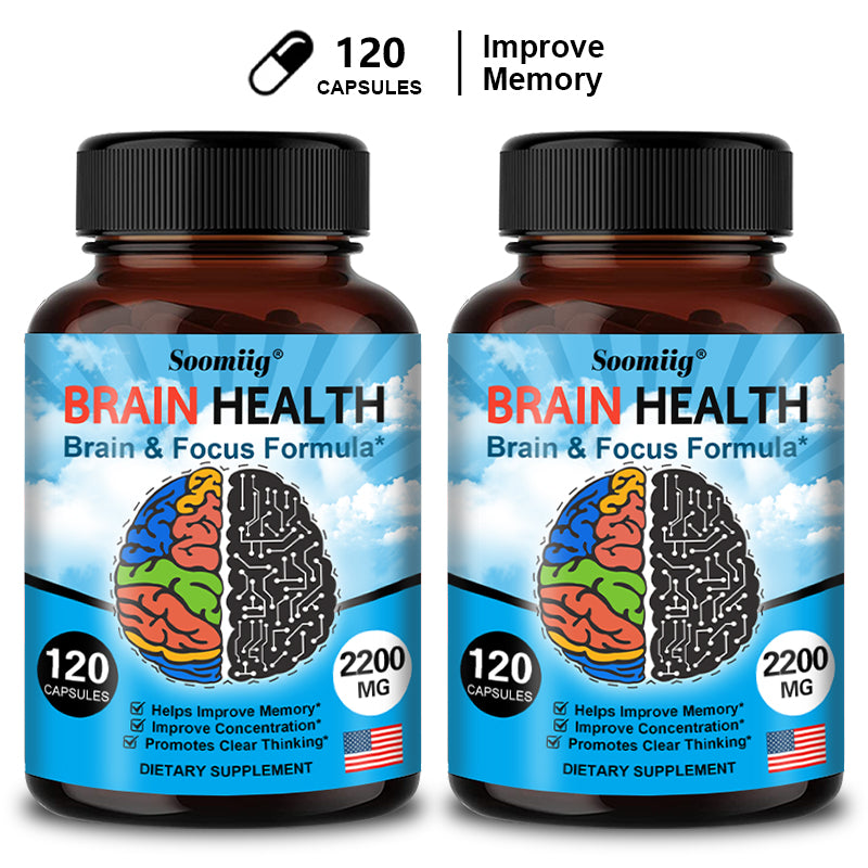 Brain Focus - Premium Herbal Mix Locks Steady All-Day Mental Clarity