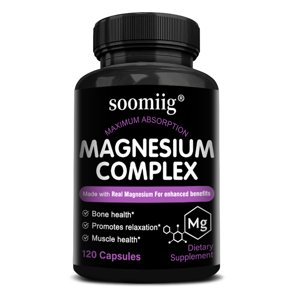 Soomiig® Magnesium Complex Supplement | Maximum Absorption Formula for Deep Sleep, Muscle Relaxation & Bone Health