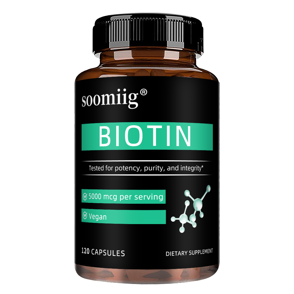 Soomiig® Biotin Hair, Skin & Nails Support Capsules