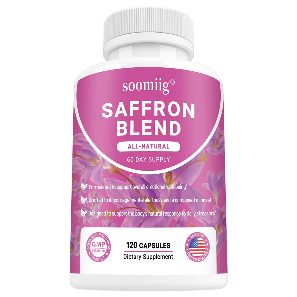 Soomiig® Advanced Saffron Blend Complex with Rhodiola & L-Theanine