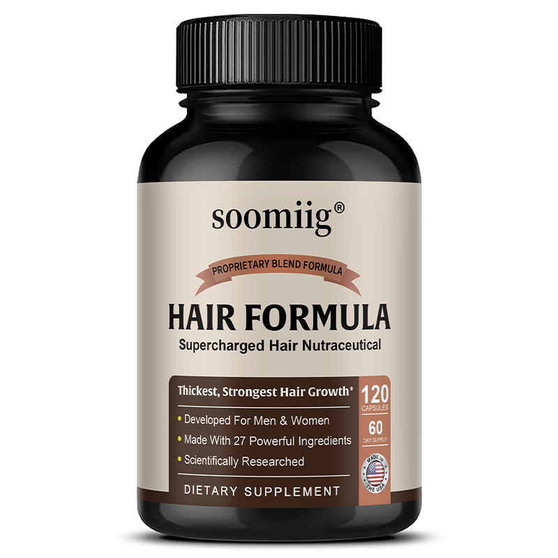 Soomiig® Supercharged Hair Growth Formula with 27 Powerful Ingredients & Natural Vitamins