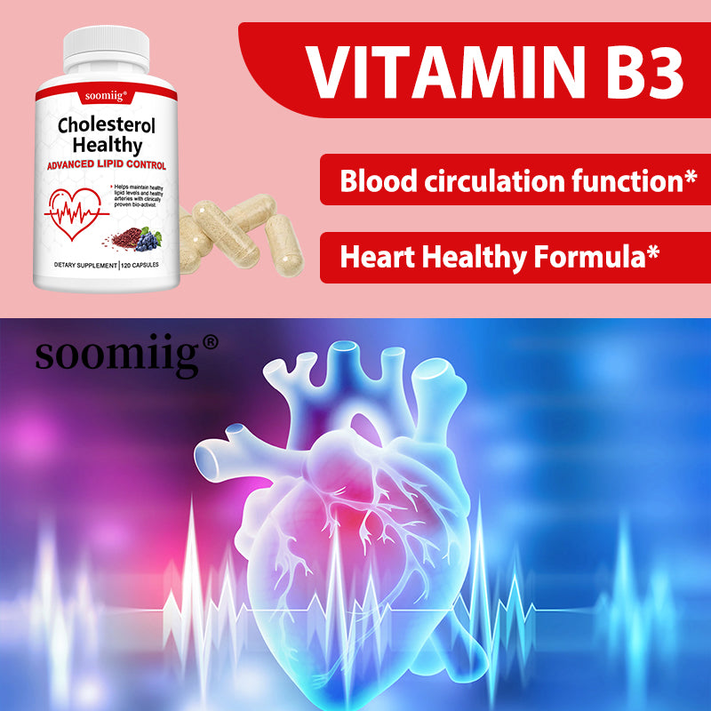 Soomiig® Cholesterol Healthy & Advanced Lipid Control Support Supplement