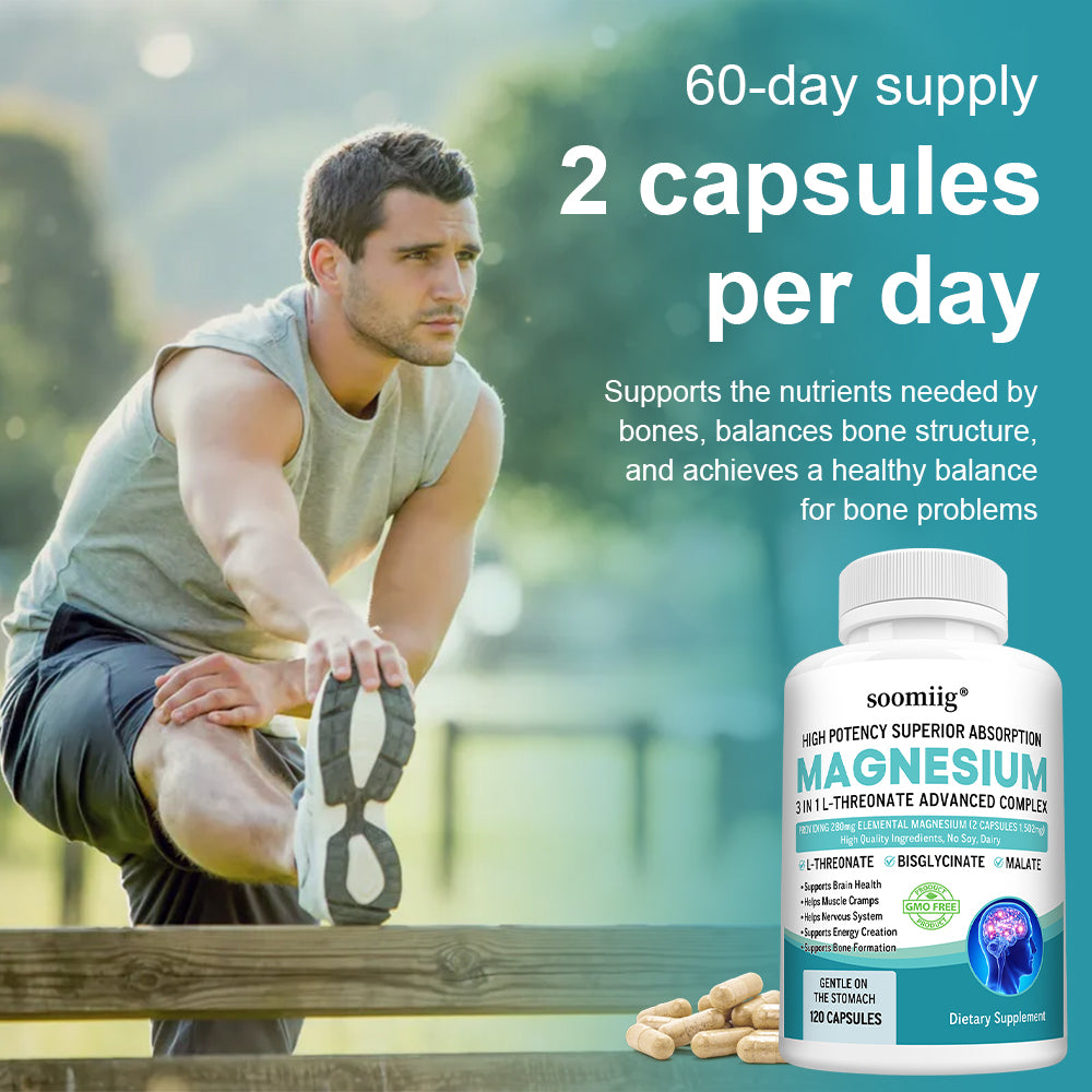 Soomiig® 3-in-1 Magnesium L-Threonate Advanced Complex