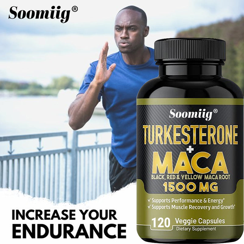 Turkesterone+Maca - Dual Powerhouse Ignites Peak Natural Male Vitality