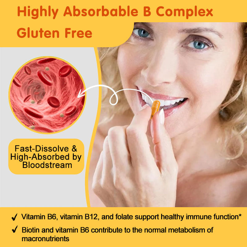 Soomiig® High Potency B Complex | Energy Metabolism & Nervous System Support