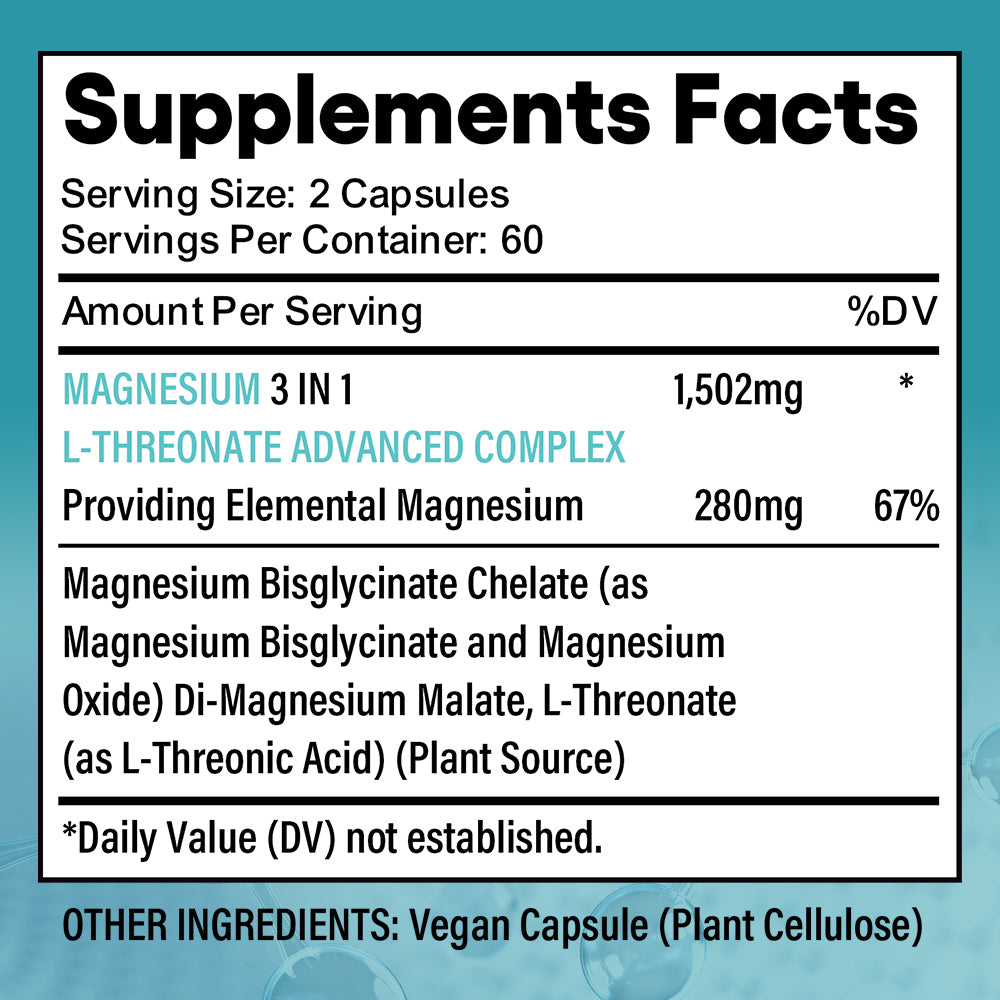 Soomiig® 3-in-1 Magnesium L-Threonate Advanced Complex