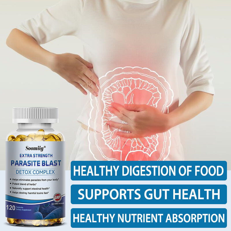 Parasite Detox - Herbal Gut Cleanse Resets Inner Digestive Wellness