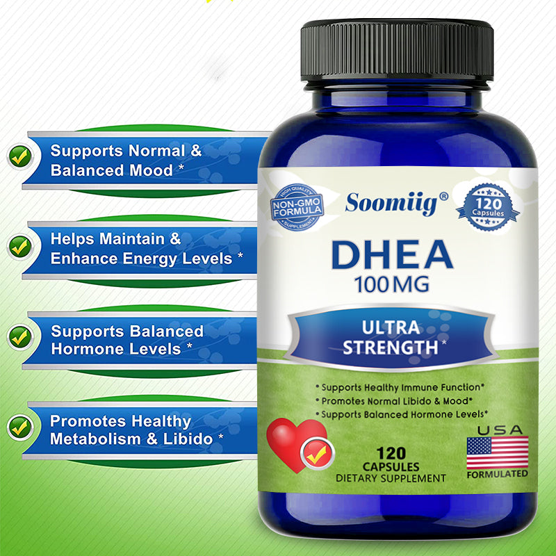 DHEA 100mg - Balanced Hormone For Timeless Mood & Bodily Vitality