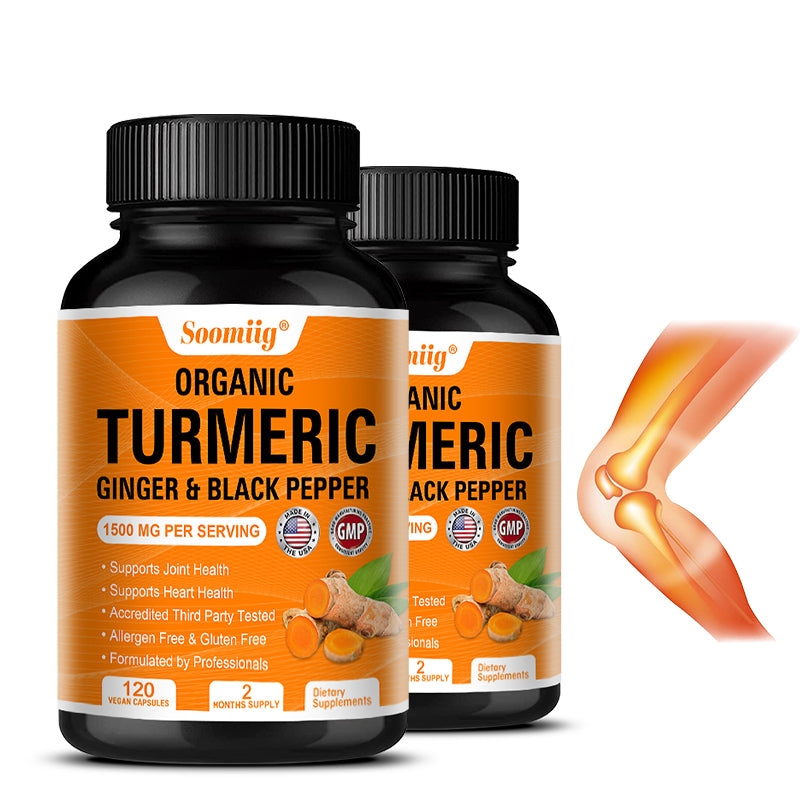 Organic Turmeric - Ultra-Absorb Curcumin Eases Joint Aging Strain