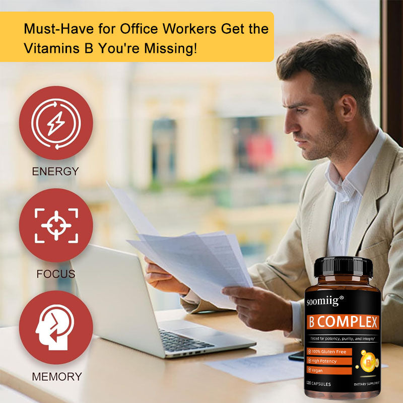 Soomiig® High Potency B Complex | Energy Metabolism & Nervous System Support