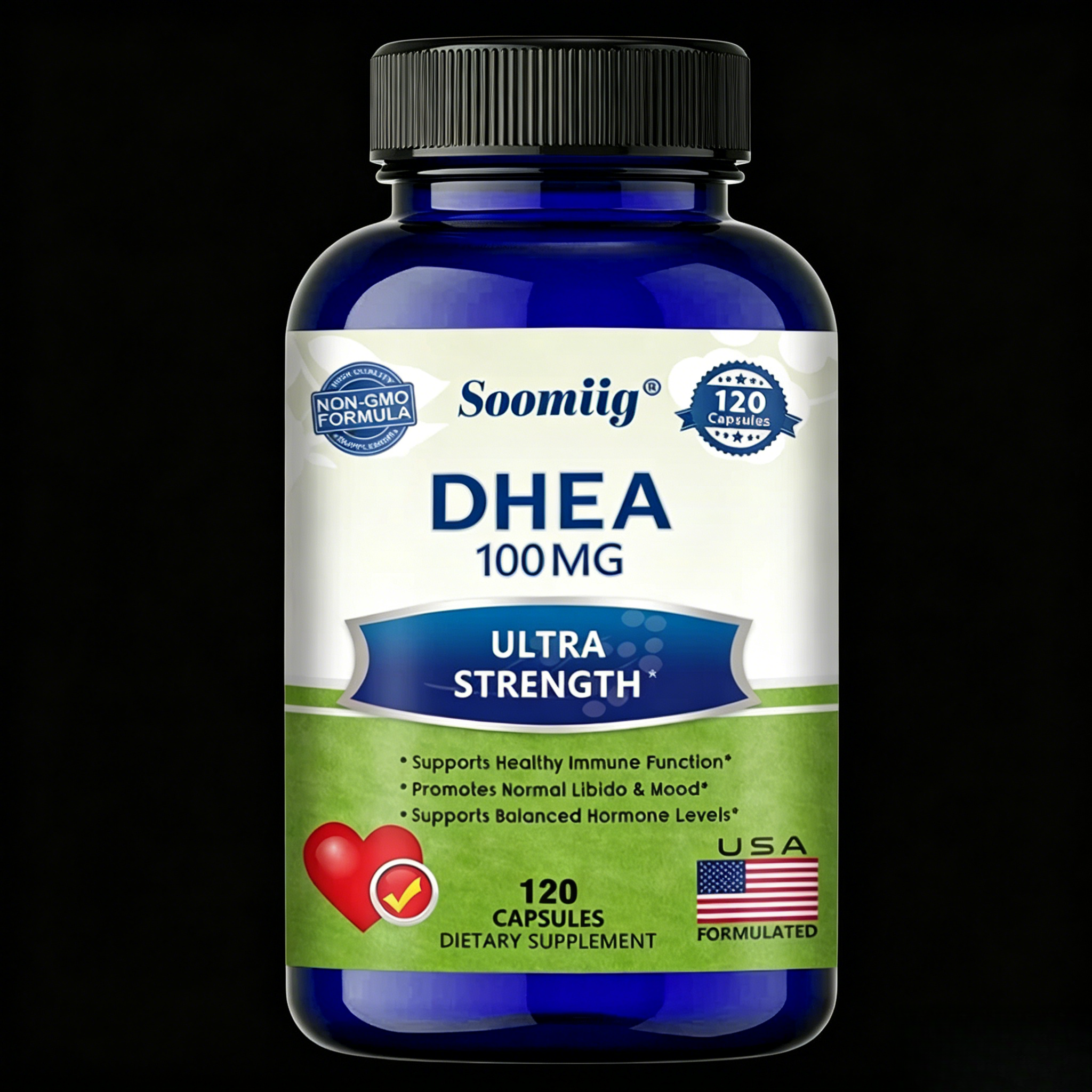DHEA 100mg - Balanced Hormone For Timeless Mood & Bodily Vitality