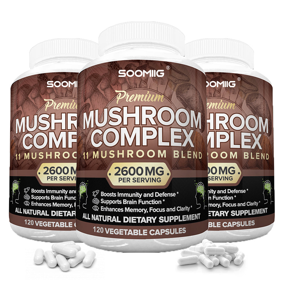Mushroom Complex - 11-in-1 Mushroom Blend Fuels Sharp Mind & Immunity