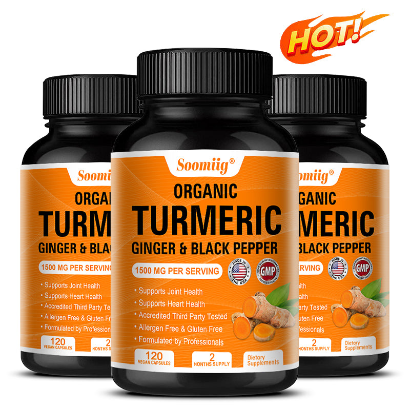 Organic Turmeric - Ultra-Absorb Curcumin Eases Joint Aging Strain