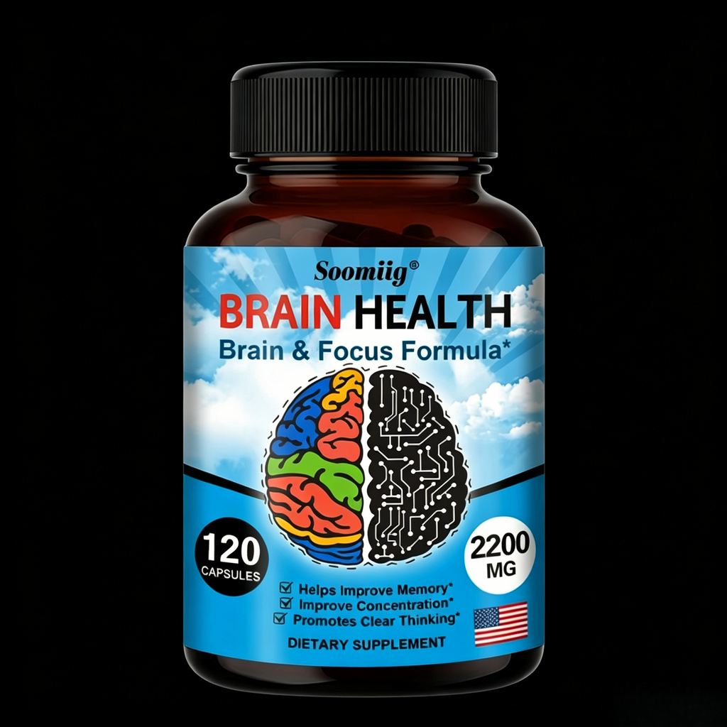 Brain Focus - Premium Herbal Mix Locks Steady All-Day Mental Clarity