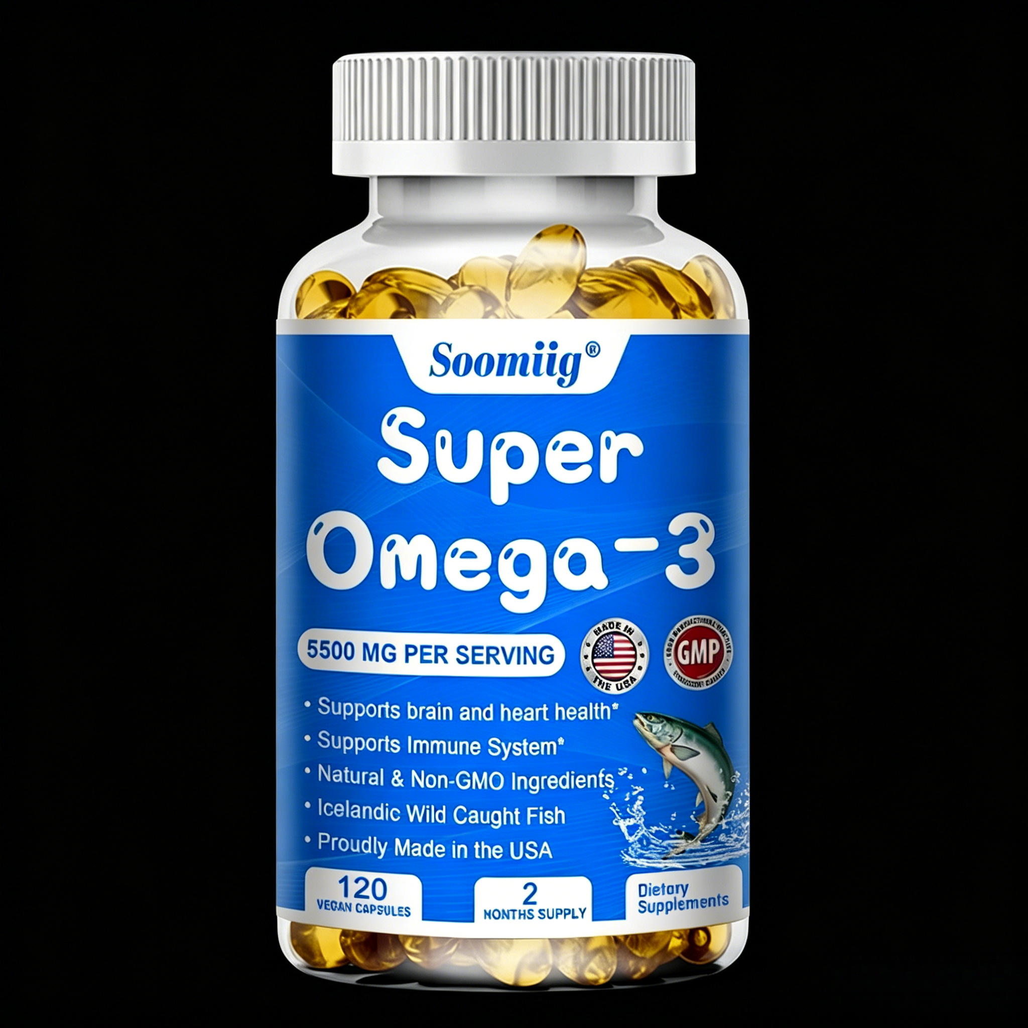 Advanced Omega-3 - Lcelandic Wild Fish Guards Heart & Cognitive Youth