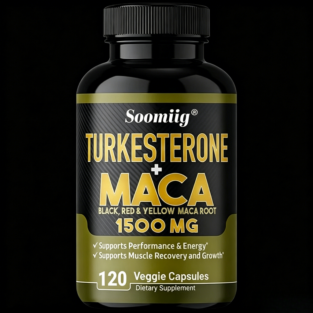 Turkesterone+Maca - Dual Powerhouse Ignites Peak Natural Male Vitality