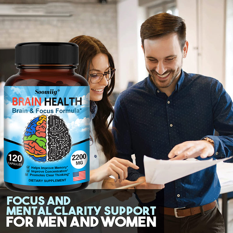 Brain Focus - Premium Herbal Mix Locks Steady All-Day Mental Clarity