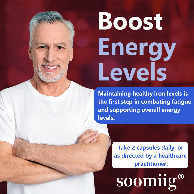 Soomiig® Iron Bisglycinate Gentle Iron Supplement Capsules