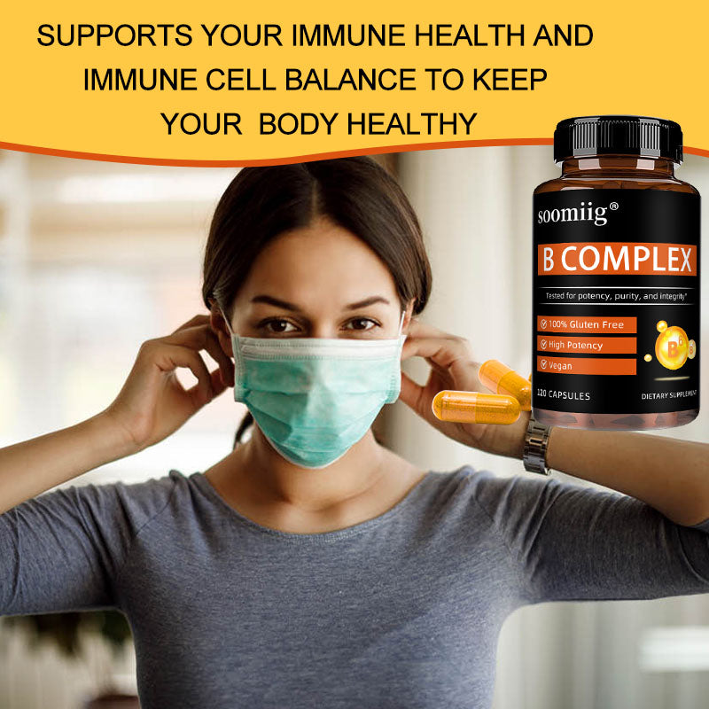 Soomiig® High Potency B Complex | Energy Metabolism & Nervous System Support