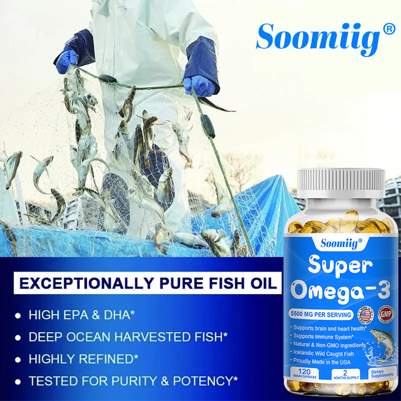 Advanced Omega-3 - Lcelandic Wild Fish Guards Heart & Cognitive Youth