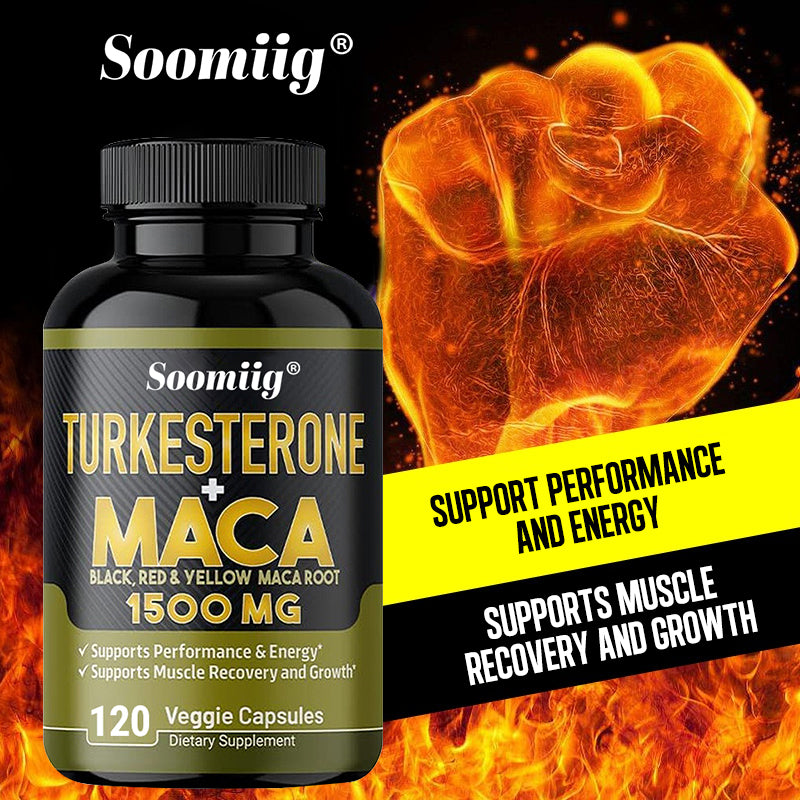 Turkesterone+Maca - Dual Powerhouse Ignites Peak Natural Male Vitality