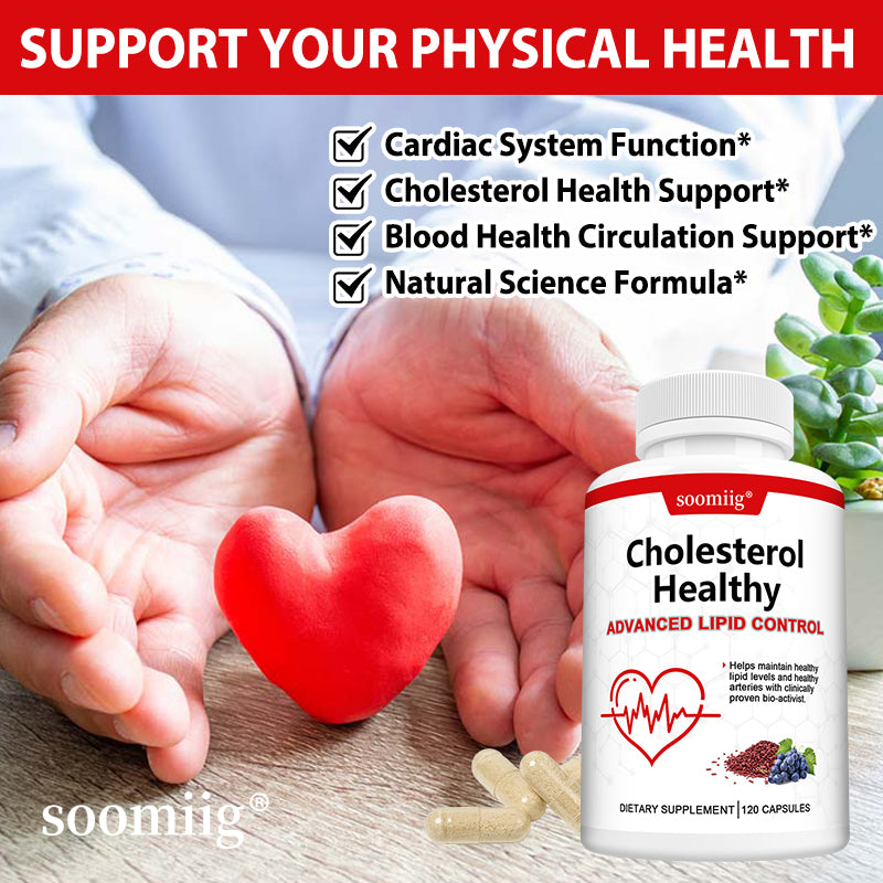 Soomiig® Cholesterol Healthy & Advanced Lipid Control Support Supplement