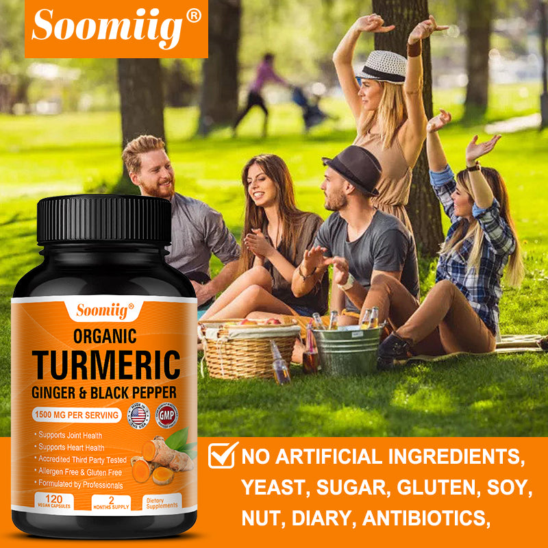 Organic Turmeric - Ultra-Absorb Curcumin Eases Joint Aging Strain
