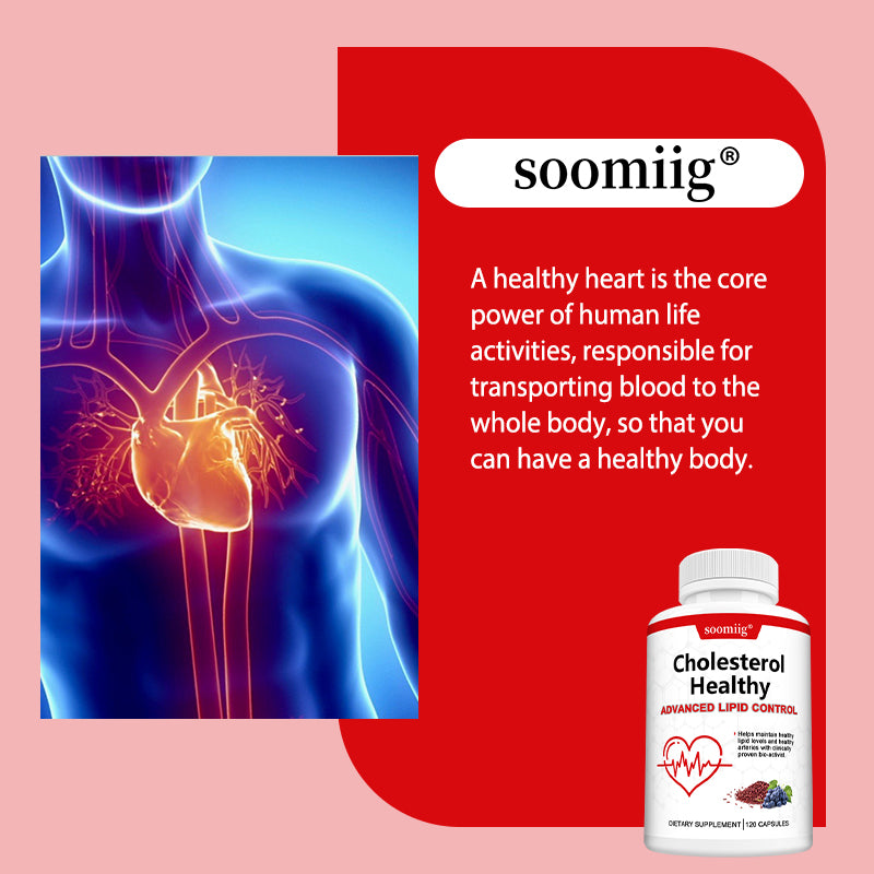 Soomiig® Cholesterol Healthy & Advanced Lipid Control Support Supplement