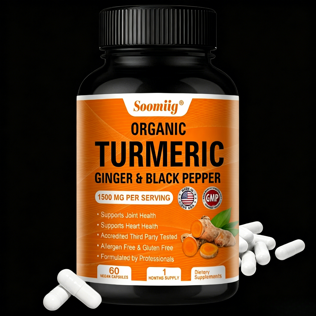Organic Turmeric - Ultra-Absorb Curcumin Eases Joint Aging Strain