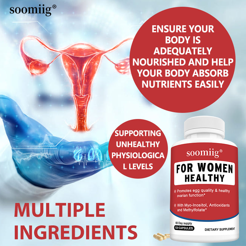 Soomiig® Myo-Inositol & Antioxidant Women's Health & Ovarian Support Supplement