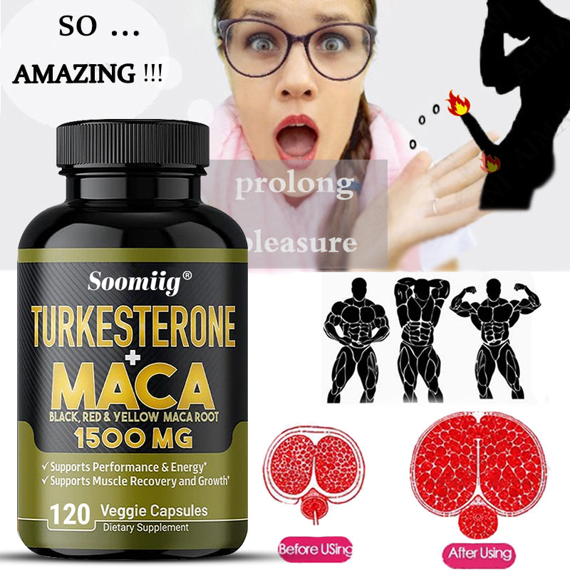 Turkesterone+Maca - Dual Powerhouse Ignites Peak Natural Male Vitality