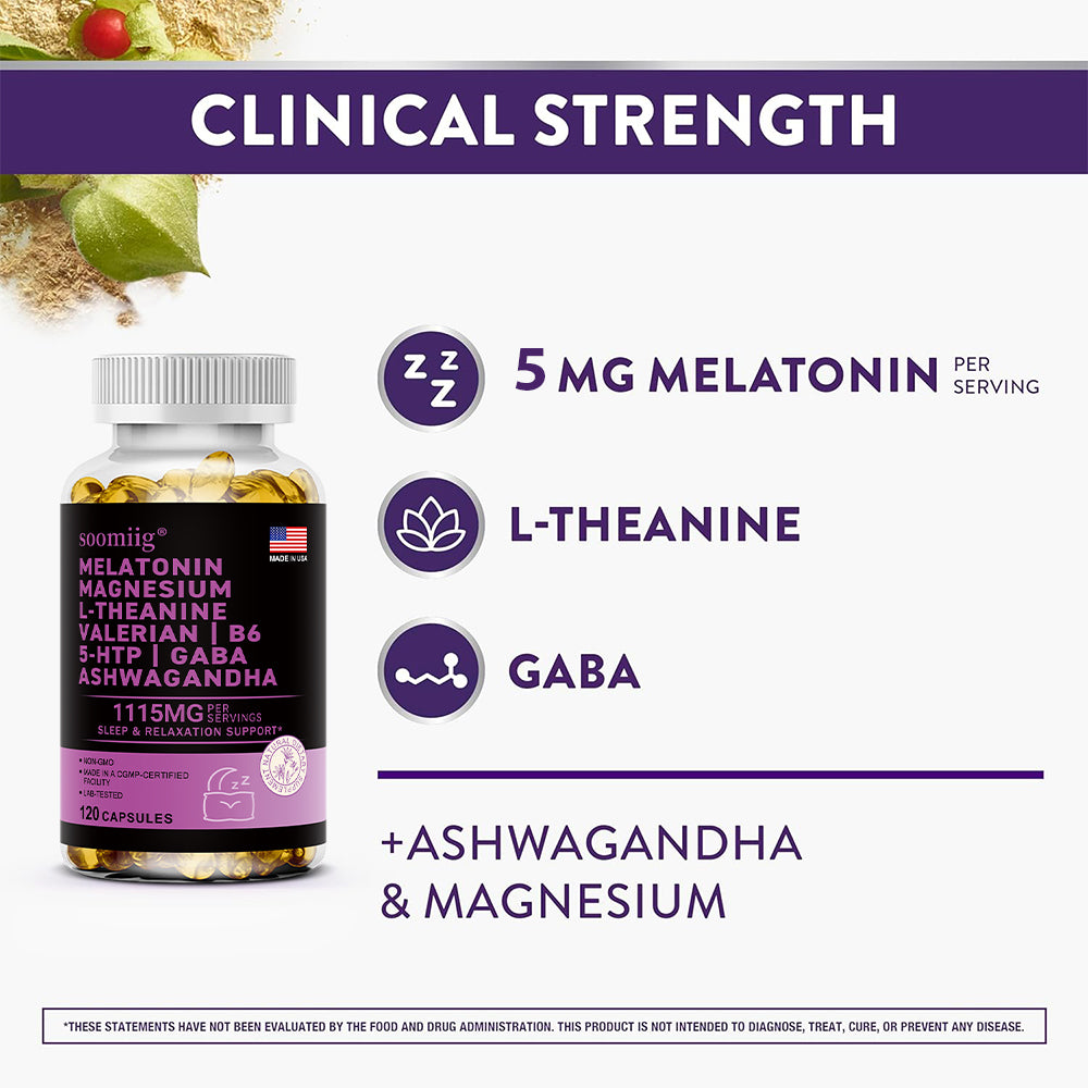 Melatonin - Botanical Sleep Cocktail, Deep Rest Without Daytime Fog