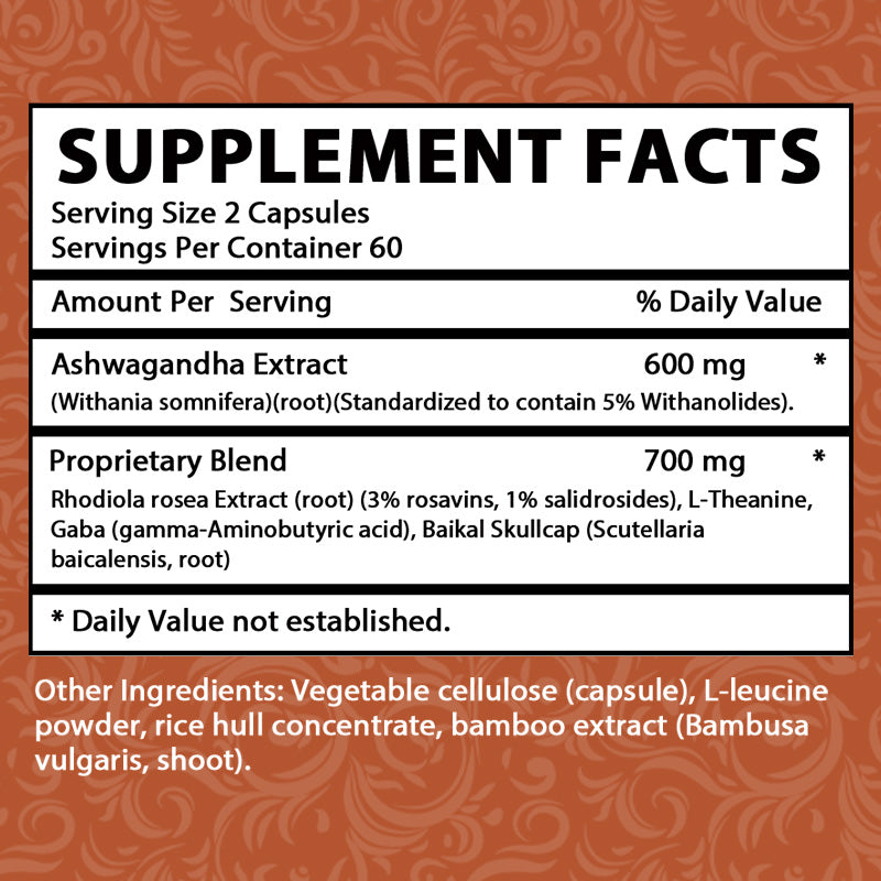 Soomiig® Ashwagandha Stress Relief & Nervous System Support Capsules