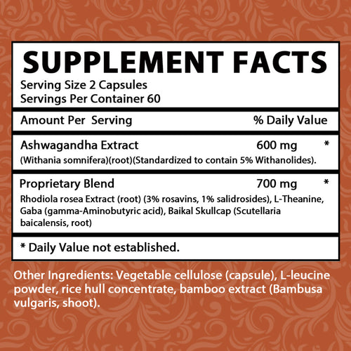 Soomiig® Ashwagandha Stress Relief & Nervous System Support Capsules