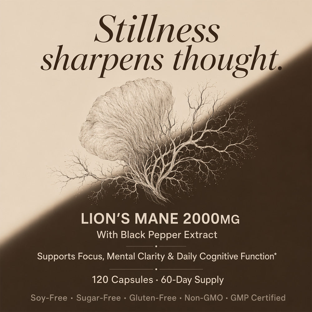 Soomiig® Lion's Mane Extract Capsules with Black Pepper