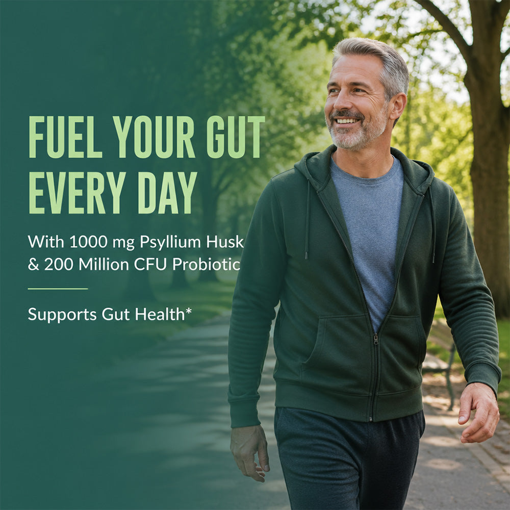 Soomiig® Psyllium Husk Fibre with Acidophilus Capsules