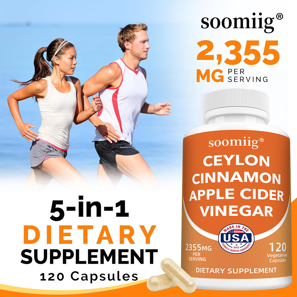 Soomiig® 5-in-1 Ceylon Cinnamon & Apple Cider Vinegar Complex