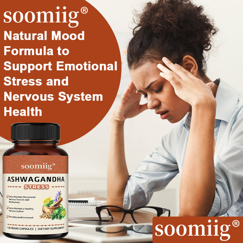 Soomiig® Ashwagandha Stress Relief & Nervous System Support Capsules