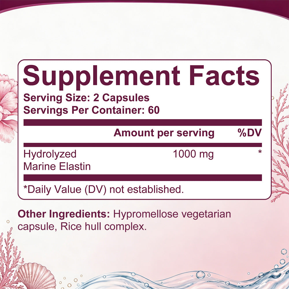 Soomiig® Pro Marine Elastin Beauty Formula & Skin Firmness Supplement