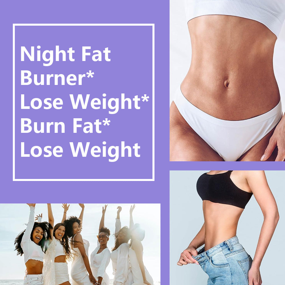 Soomiig® Night Time Fat Burner & Sleep Support Supplement with Melatonin & Natural Extracts