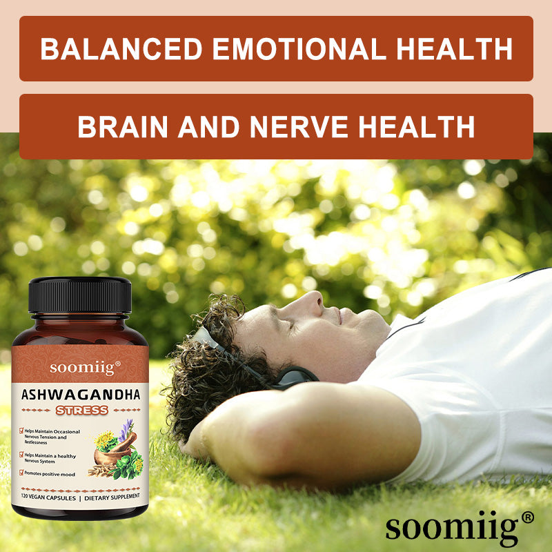 Soomiig® Ashwagandha Stress Relief & Nervous System Support Capsules