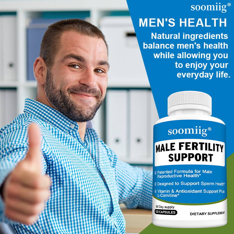 Soomiig® Male Fertility Support Supplement with Vitamins, Antioxidants & L-Carnitine