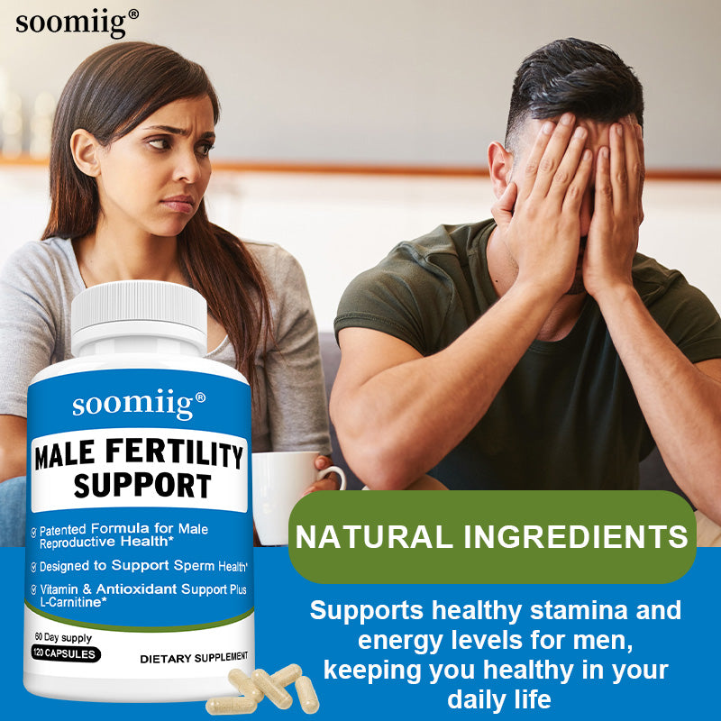 Soomiig® Male Fertility Support Supplement with Vitamins, Antioxidants & L-Carnitine